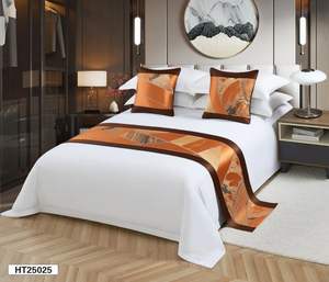 SANHOO Oferta en Hoteles: Camino de Cama de Lujo Personalizado, Cubrecamas Elegantes, Camino de Cama con Almohadas, Juego de Cama, Camino de Cama <span class=keywords><strong>para</strong></span> Hotel - Product Image 2