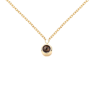 Nuova Collana Personalizzata con Proiezione Fotografica, Ciondolo Rotondo in Acciaio Inox con Zirconi e Catena a Maglie 'Ti Amo' per Donne e Ragazze - Product Image 6
