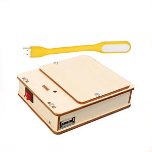 Ventilateur électrique à secouer fait à la main pour enfants, expérience d'éducation scientifique, matériel en bois, jouet assemblé pour enfants - Product Image 2