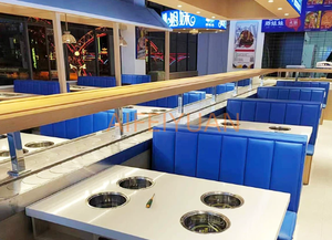 Système de bande transporteuse de sushi automatique commerciale pour le restaurant de sushi de <span class=keywords><strong>Kaiten</strong></span> - Product Image 6