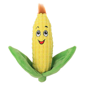 Wholesale Interactive New Design Funny Cute <b>Plush</b> Stuffed Vegetables Dog Toys Squeaky Corn Shaped Soft Pet Dog Chew Toy - Product Image 3