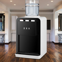 Distributeur d'eau électrique de table, chaud et froid, portable, avec refroidissement par compresseur, réfrigérant R134a, appareil électroménager