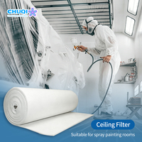 Fournisseur Vérifié Certifié CE/ISO Rouleau de filtre de plafond G4 Anti-poussière pour cabine de peinture et grille de plafond pour salle blanche pharmaceutique