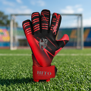 Guantes de Portero con Logotipo de Insecto, Mejor Calidad, Protección para los Dedos, Guantes de Portero con Protección Extra para los Dedos, Guantes de Portero de Práctica OEM - Product Image 6