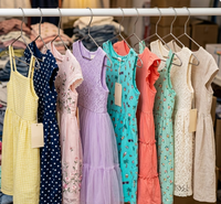 Robes décontractées d'été pour filles 0-14 ans, respirantes, assortiment aléatoire, boutique en ligne chinoise, vente en gros à bas prix, expédition rapide