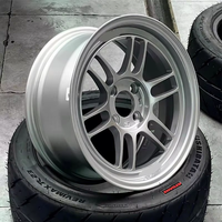 Rines Clásicos de Aleación Forjada, Diseño Multirradio Cóncavo Profundo, Color Plata, 5x114.3, Ligeros, Suministro al por Mayor para Talleres de Tuning