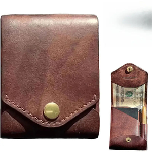 <span class=keywords><strong>Portafoglio</strong></span> da uomo in pelle PU liscia con blocco RFID, <span class=keywords><strong>porta</strong></span> carte di credito e portapenne, custodia sottile pieghevole per carte e contanti - Product Image 1