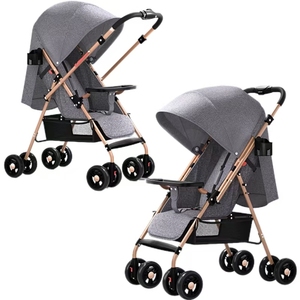 JXB Poussette pliante multifonctionnelle légère toutes saisons à une main <span class=keywords><strong>avec</strong></span> repose-pieds - Product Image 4
