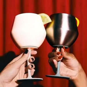Customized Logo Insulated Stainless Steel 304 Wine Glass Tumbler Party - Product Image 1