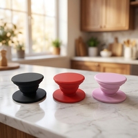 Boutons de couvercle de casserole en silicone/céramique, résistants à la chaleur et adaptés au four, écologiques, pièces universelles pour ustensiles de cuisine