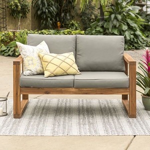 Muebles <span class=keywords><strong>de</strong></span> madera <span class=keywords><strong>de</strong></span> alta calidad con <span class=keywords><strong>cojines</strong></span> suaves impermeables Patio al aire libre Jardín Sofá Seccional <span class=keywords><strong>de</strong></span> madera para todo tipo <span class=keywords><strong>de</strong></span> clima - Product Image 3
