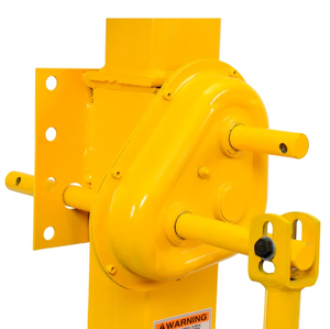 Handkurbel-Stützfuß für Anhänger mit 104 cm bis 140 cm Höhenbereich und 45.359 kg statischer Tragfähigkeit, Anhänger-Stabilisierungsstütze - Product Image 4