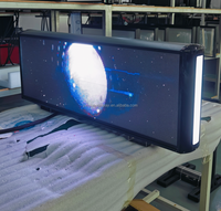 Pantalla LED montada en coche P2.5 de alta calidad, pantalla de techo de doble cara impermeable para exteriores de alta definición, centros comerciales, educación