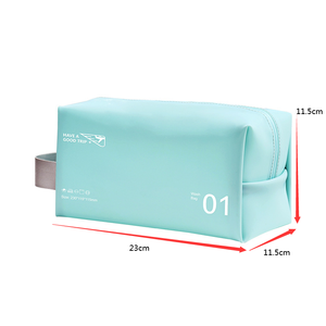 Factory Design Clear Makeup Bag Small Clear Toiletry Bag for Travel <b>Cosmetic</b> Makeup <b>Organizer</b> Bags with Zipper Plastic PVC Pouch - Product Image 2