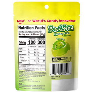 Amos Peelerz Candy Gummy 85g Abziehbare Süßigkeiten <span class=keywords><strong>Kiwi</strong></span>-Geschmack Original Geschälte Gummibonbons - Product Image 4