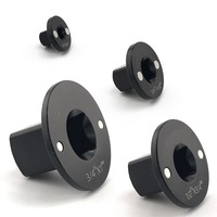 Kit de réparation automobile universel CR-MO, adaptateur de douille magnétique circulaire à profil bas pour clé à chocs/clé à cliquet/clé manuelle/clé électrique
