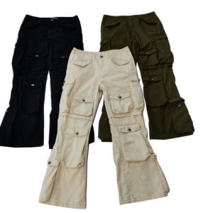 Pantalones Cargo Personalizados con Múltiples Bolsillos, Pantalones Cargo para Hombre, Jeans Cargo - Product Image 1