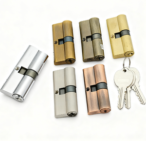 Haute qualité 6 broches <span class=keywords><strong>porte</strong></span> cylindre serrure <span class=keywords><strong>en</strong></span> laiton massif acier <span class=keywords><strong>en</strong></span> alliage de Zinc pour portes <span class=keywords><strong>en</strong></span> bois Style moderne antivol ABS - Product Image 2