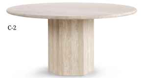 Mesa de centro de forma redonda de la mejor calidad colección hecha a mano precio al por mayor - Product Image 2