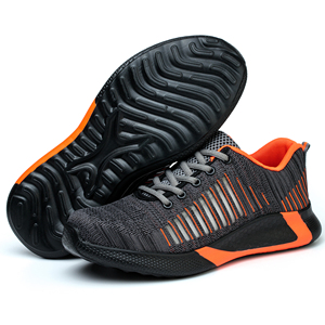 Chaussures de sécurité montantes toutes saisons respirantes avec embout en acier anti-choc et anti-perforation pour travaux de construction et d'entrepôt - Product Image 3