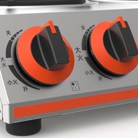 Réduction sur les commandes en gros : Cuisinière à gaz commerciale à 2 brûleurs, économique, pour la restauration