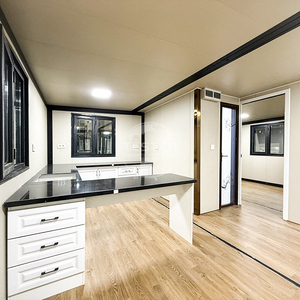 Structure de conteneur en acier de luxe de 20 pieds, maison à structure de conteneur empilable et extensible pour un usage de bureau ou d'hôtel - Product Image 4