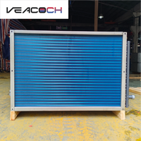 Bobine de refroidissement DX personnalisée avec tube en cuivre et ailettes en aluminium pour AHU, systèmes de traitement d'air et d'air frais pour CVC commerciaux