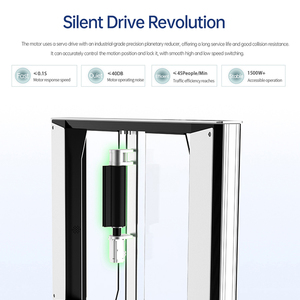 Torniquete de Seguridad de Alta Calidad con Reconocimiento Facial, Sistema de Control de Acceso Eléctrico de Velocidad Ajustable, Fabricado en Aleación de Aluminio Aeronáutico - Product Image 6