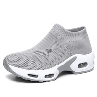 Chaussures de sport pour femmes, baskets décontractées pour l'extérieur, la course à pied, la salle de sport, chaussures de tennis d'automne avec amorti pour femmes
