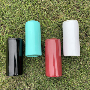 Le vendite calde di nuovo stile 12 once a doppia parete isolate in <span class=keywords><strong>acciaio</strong></span> inossidabile skinny cola bottle can cooler beverage beer holder - Product Image 5