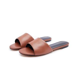 Sandalias de Verano y Primavera, Nuevas, de Marca de Lujo, de Cuero Genuino, Punta Abierta, para Hombre y Mujer - Product Image 4