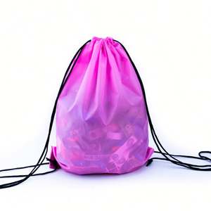 Offre Spéciale personnalisé écologique cadeau Shopping sac à dos de sport polyester tissu cordon fourre-tout sacs de sport - Product Image 3