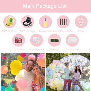 ปราสาทกระโดดเป่าลมเชิงพาณิชย์พร้อมบ้านบับเบิ้ลสำหรับกิจกรรมและความบันเทิงในบ้านเด้ง - Product Image 3