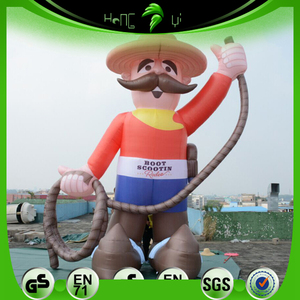 Modèle <span class=keywords><strong>gonflable</strong></span> de costume de <span class=keywords><strong>Cowboy</strong></span> de bottes gonflables de 5M à vendre - Product Image 3