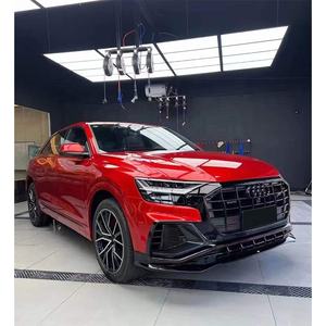 ชุดแต่งรอบคัน PP/CF สำหรับอัพเกรด Audi <span class=keywords><strong>Q8</strong></span> ชุดแต่งสเกิร์ตหน้าพร้อมกรอบไฟตัดหมอก ดิฟฟิวเซอร์หลัง อะไหล่รถยนต์ - Product Image 5