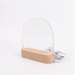 Tablero de Mensajes Personalizado con Base de Madera y Superficie de Pizarra, Organizador de Escritorio, Decoración para el Hogar, Regalo - Product Image 1