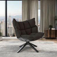 Chaise du milieu du siècle en cuir de luxe de style moderne cadre en bois de teck massif meubles de salon chaises en bois meubles