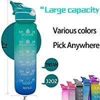 Botella de agua portátil sin BPA, 1L/32oz, Tritan, espray de plástico, <span class=keywords><strong>2021</strong></span> - Product Image 3