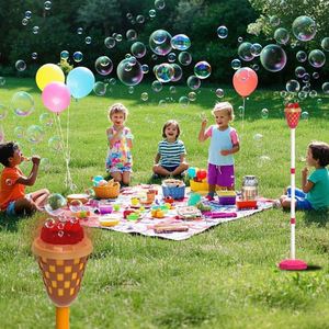 Machine à bulles torche en plastique transfrontalière pour camping, extérieur, enfants, mariages, anniversaires, jouets sportifs automatiques d'extérieur - Product Image 5