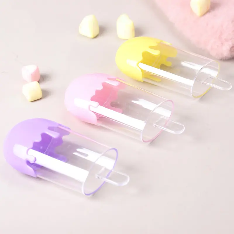 Hot sell new design ice cream popsicle Shape Plastic dragee Candy box baby show wedding favor gifts candy box