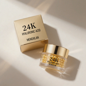 Crema de Ojos de oro de <span class=keywords><strong>24K</strong></span> de etiqueta privada hierbas de ácido hialurónico retinol antiarrugas ojeras alivio de la sequedad cuidado de la piel crema de ojos - Product Image 5