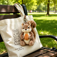Peluche personnalisée : Lapin, Koala ou Écureuil Mignon et Kawaii avec Visage en Tissu sur Mesure