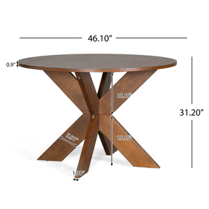 Nouvelle <span class=keywords><strong>table</strong></span> de cuisine <span class=keywords><strong>en</strong></span> MDF au design moderne, style simple, meubles de salle à manger, <span class=keywords><strong>table</strong></span> <span class=keywords><strong>ronde</strong></span> pour cour, patio, appartement, villa, hôtel - Product Image 6