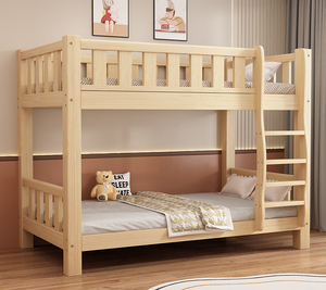 <span class=keywords><strong>Lit</strong></span> superposé en bois massif brun foncé de qualité supérieure avec tiroirs de rangement et étagères-Idéal <span class=keywords><strong>pour</strong></span> les chambres d'enfants - Product Image 2