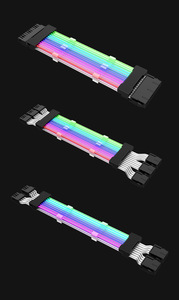 Cộng Với V2 24Pin RGB Cáp Mở Rộng 220Mm Chiều Dài 120 Tùy Chỉnh Cung Cấp Điện Bện RGB Cáp Cho Máy Tính Chơi Game Trường Hợp - Product Image 6