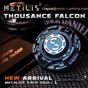 Metilis Thousance Falcon Spinner de doigt en acier inoxydable Hertz Machine, jouet de décompression EDC, unisexe, cadeau pour petit ami - Product Image 5