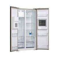 Réfrigérateur commercial à grande capacité de conception moderne 608L, côte à côte