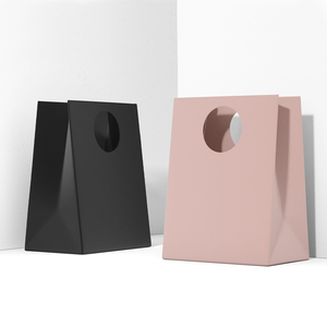 Lipack Fabrikant Lage Prijs Stans Cut Papieren Zak Voor Sieraden Cadeau Mooie Boodschappenpapieren Zakken