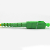 Cordon de brassage optique simple mode simplex LSZH de qualité télécom 2,0 mm 3,0 mm SC UPC vers SC UPC, câble de brassage à connecteurs optiques