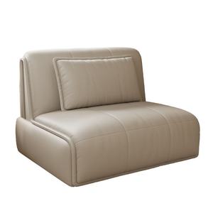 Canapé-<span class=keywords><strong>lit</strong></span> intelligent <span class=keywords><strong>en</strong></span> cuir véritable et métal, <span class=keywords><strong>double</strong></span> usage, pour petit appartement, salon, multifonction, <span class=keywords><strong>double</strong></span> rangement, pliable électriquement - Product Image 1